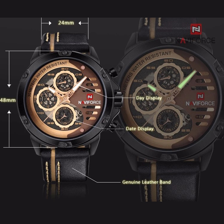 ساعت مردانه برند نیوی فورس مدل NF9110 ساعت مردانه برند نیوی فورس مدل NF9110